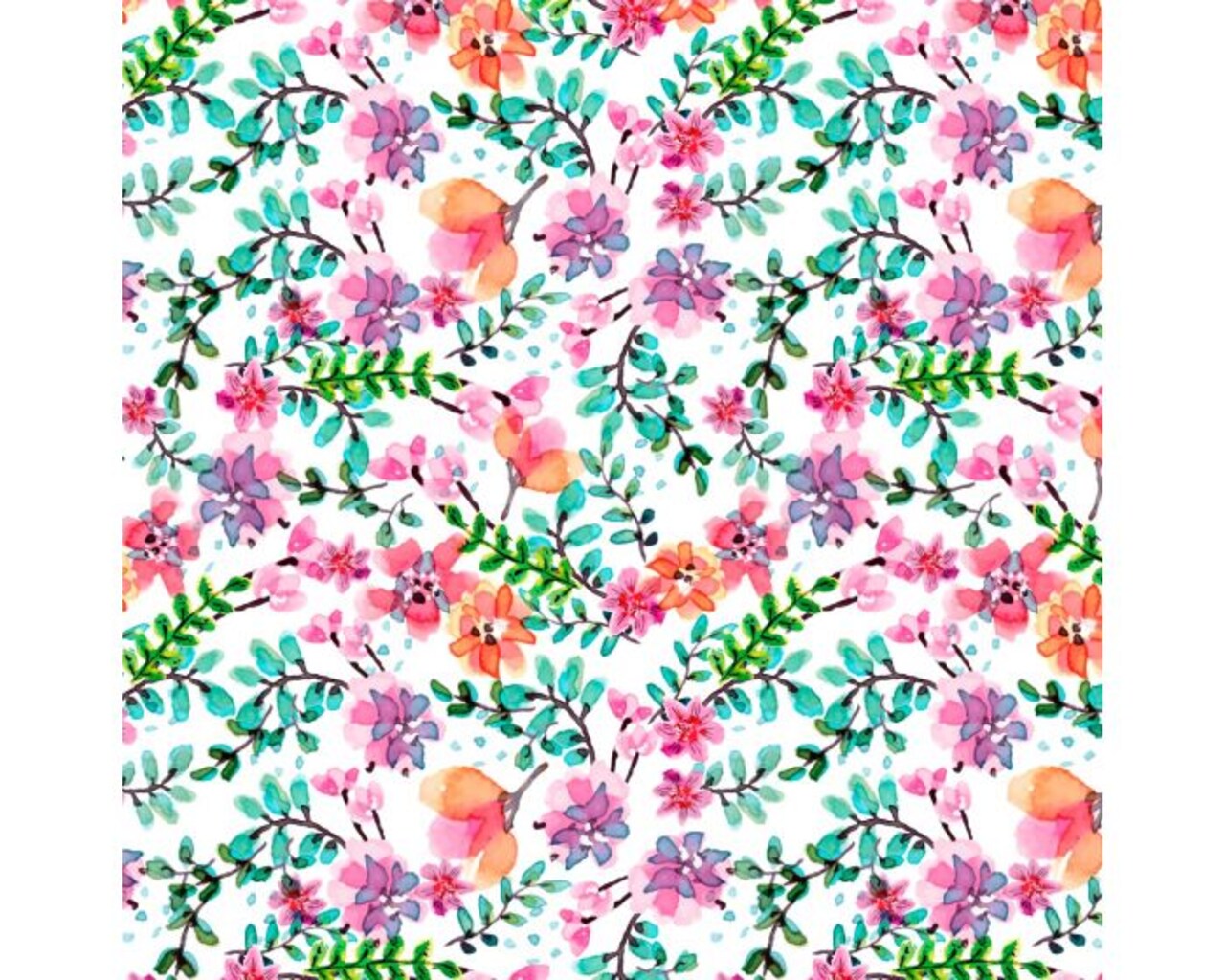Beautiful Flowers Cotton Fabric | By the Yard | Sewing and Crafting | 44 inches wide